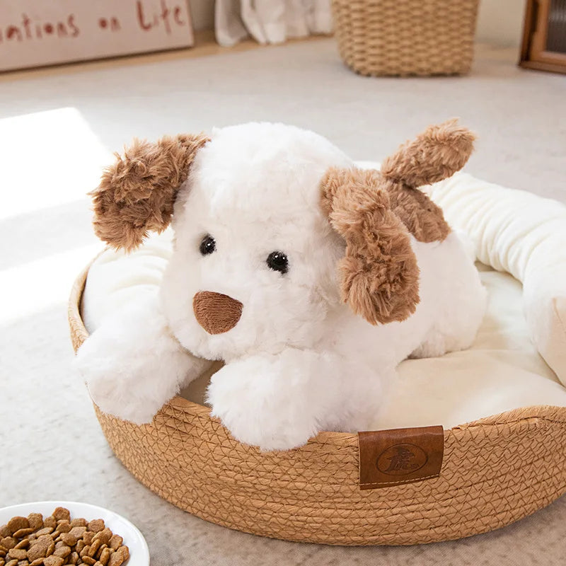 1Pc 35/45/55CM Kawaii Plush Dog Plush Toys Stuffed Soft Lying Dog Pillow Cute Toy for Christmas Birthday Gifts