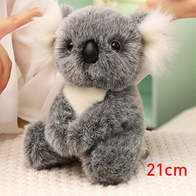 Lovely Australia Koala Plush Toys Furry Koala Bear Plush Dolls Stuffed Soft Animal Pillow for Friend Birthday Christmas Gift