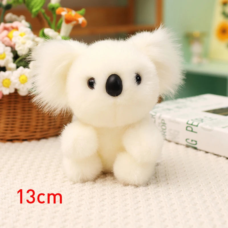 Lovely Australia Koala Plush Toys Furry Koala Bear Plush Dolls Stuffed Soft Animal Pillow for Friend Birthday Christmas Gift